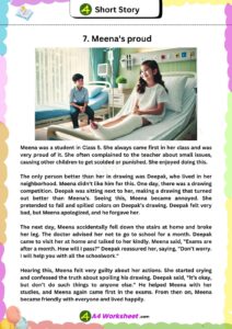 Top 10 Short stories in english for real moral values to print a4 size PDF download Worksheet